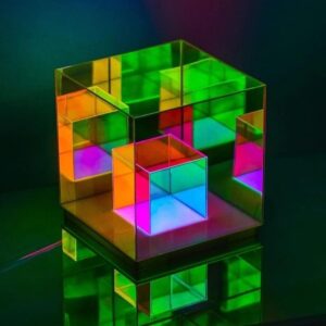 nfinity Cube Lamp | Infinity Cube Light | 3D Infinity Cube Lamp | 3D Infinity Cube Light | Table RGB LED Lamp | Table Lamp | 3D Infinity Light | LED Cube Table Lamp | DIY Cube Mirror Lamp