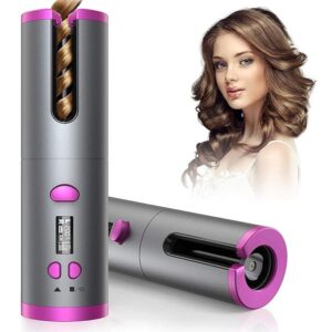 Cordless Hair Curler  Auto Rotating Hair Curler