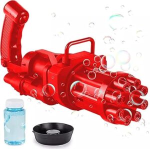 Bubble Gun  Electric Gatling Bubble Gun for Kids